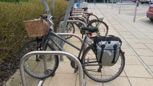 End of the journey: undercover cycle parking at Quorum Business Park