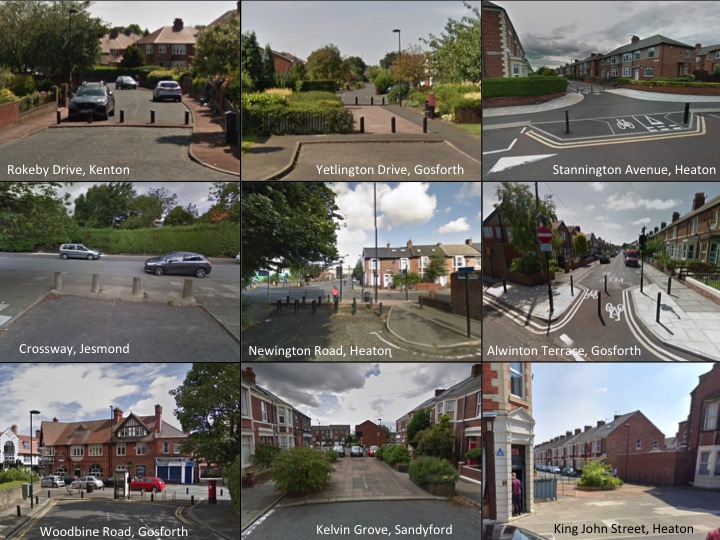 Picture of local streets with modal filters