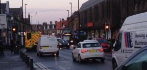 Traffic on Gosforth High Street