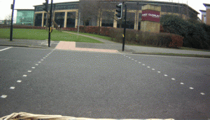 Signalised crossing on Benton Road