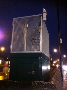 Air pollution monitor on Gosforth High St