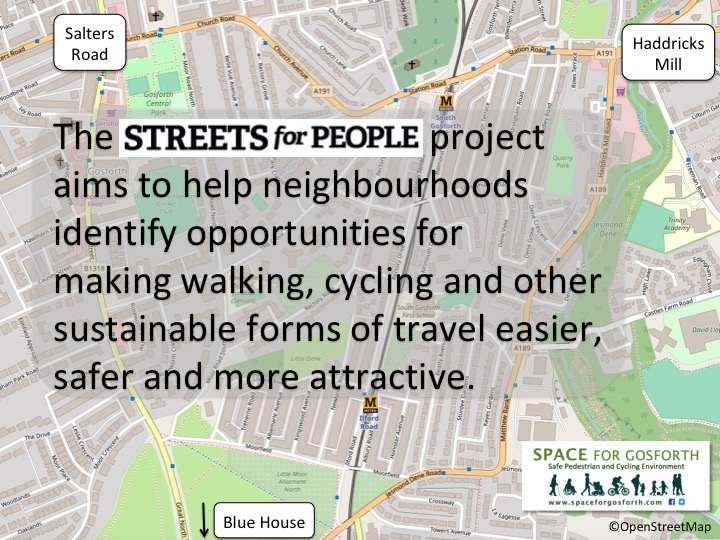 Streets for people objectives to make it easier for people to walk and cycle