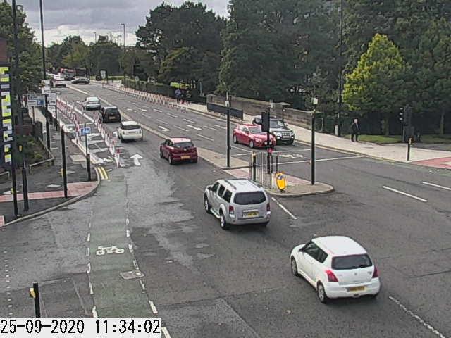 Traffic camera picture of Regent Centre junction