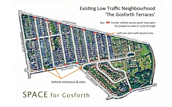 Annotated Map of The Gosforth Terraces